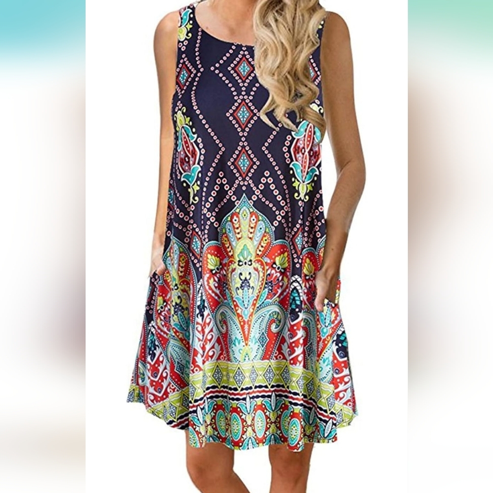 Womens Summer Dress with Pockets